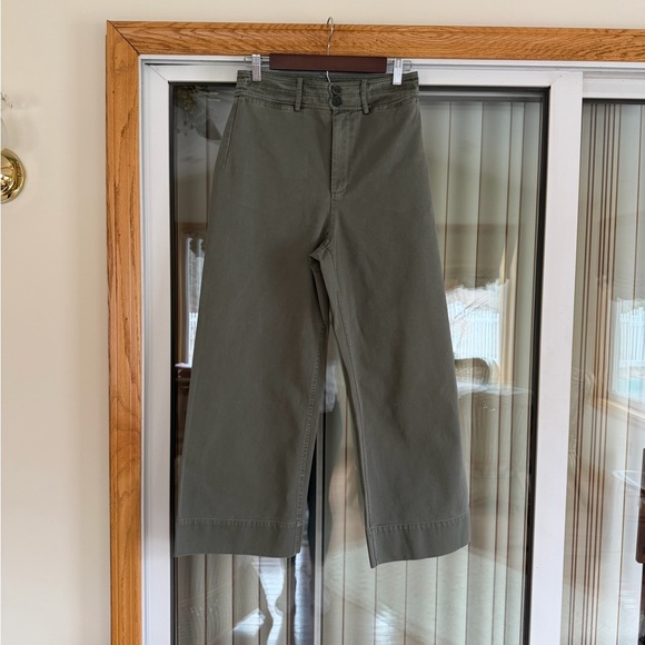 Apiece Apart Pants - NWOT Apiece Apart Sage Green Cotton Classic Merida Pants